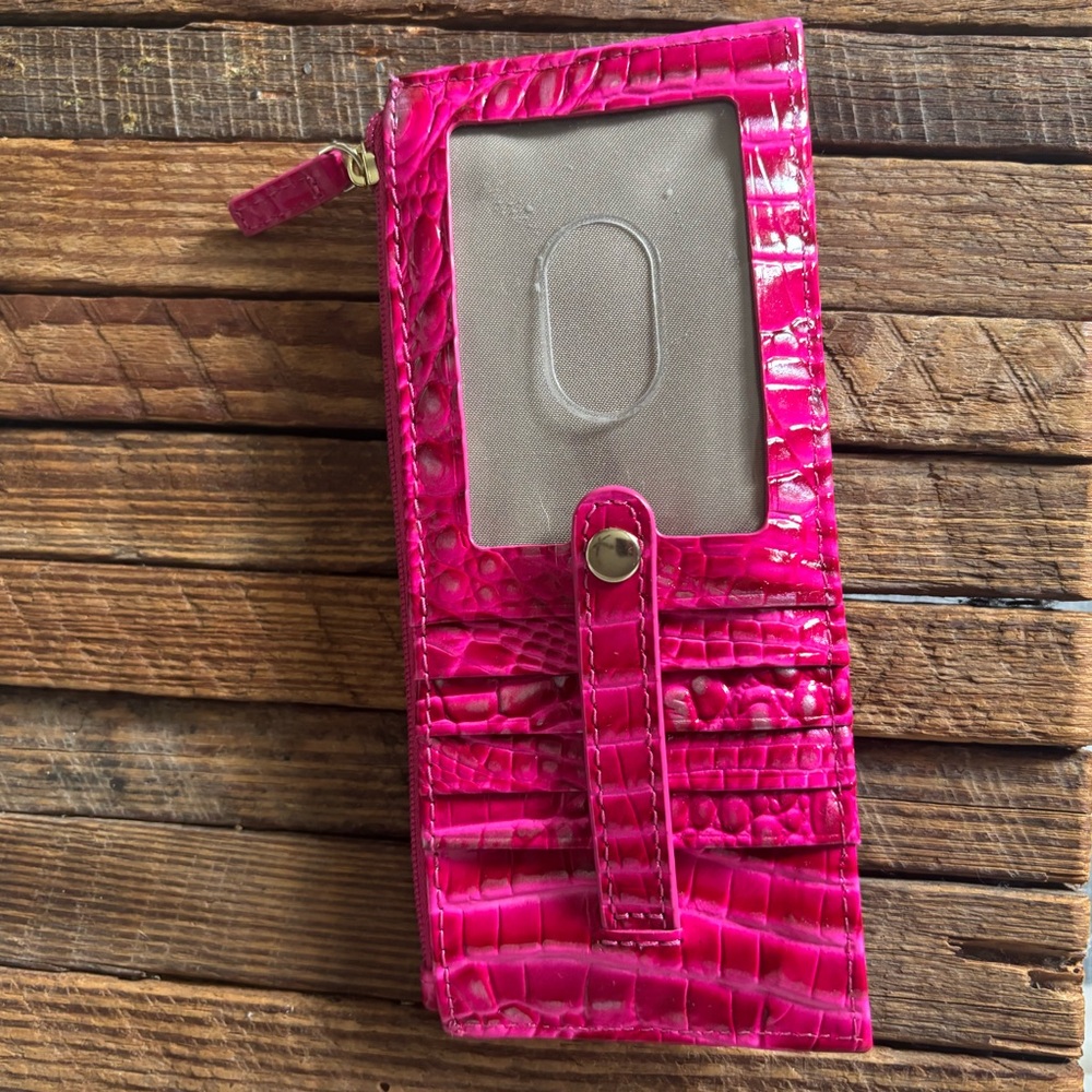 Pink Brahmin  Wallet with ID Window